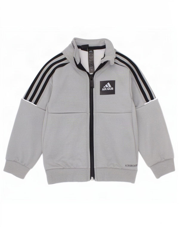 Adidas Baby Boys Aeroready αθλητική φόρμα 18-24 μηνών Γκρι πολυεστέρας