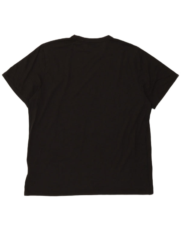 Ανδρικό γραφικό μπλουζάκι Puma Top XL μαύρο πολυεστέρα