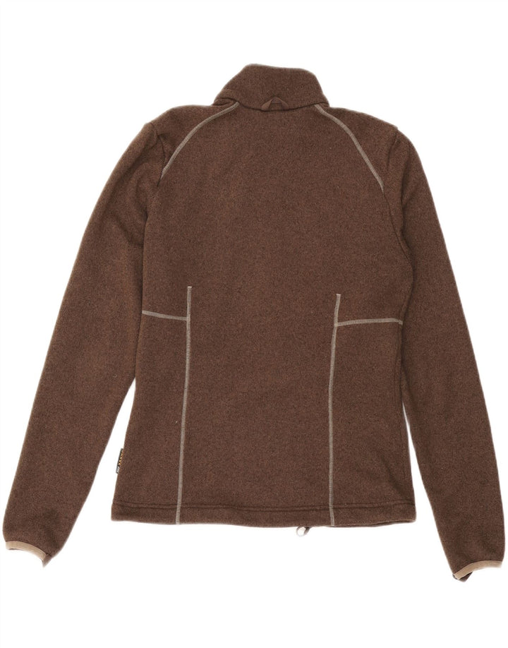Γυναικεία αθλητική φόρμα JACK WOLFSKIN Top Jacket UK 10 Small Brown Polyester