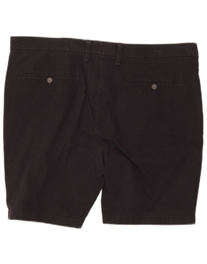 Ανδρικό σορτς Chino Marks & Spencer W40 XL μαύρο βαμβακερό
