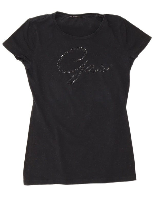 Γυναικείο γραφικό μπλουζάκι Gas Top UK 8 Small Black