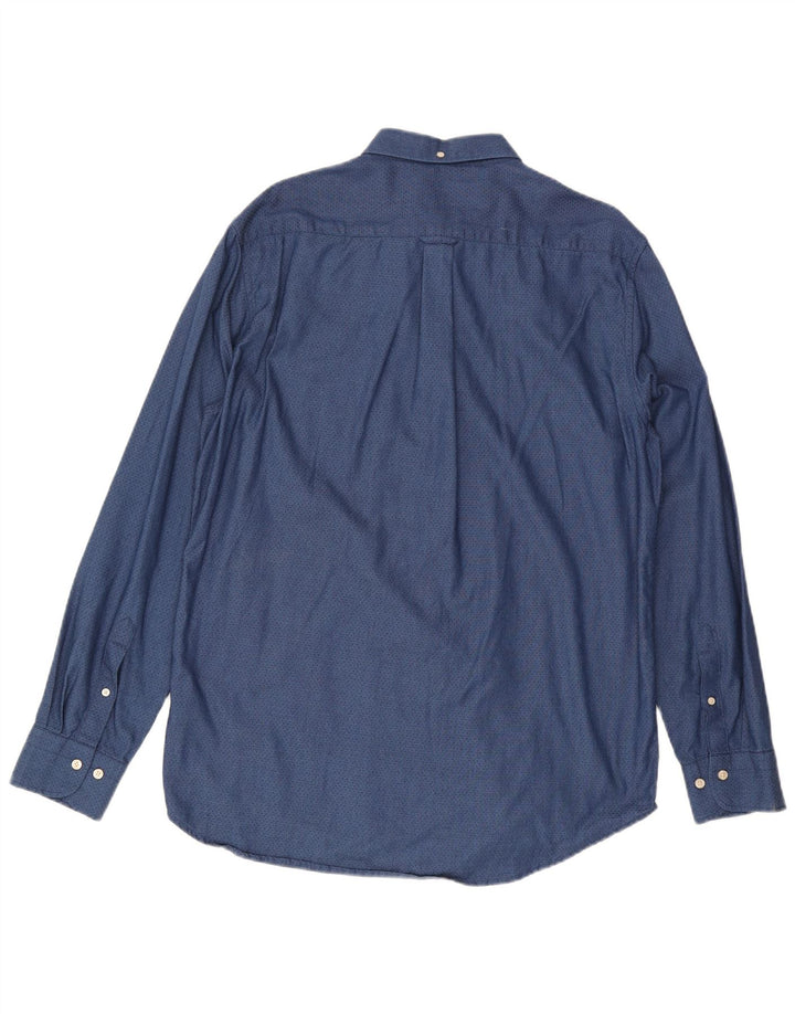 Ανδρικό πουκάμισο Gant Regular Fit Size 41/42 16 1/2 Large Navy Blue Spotted