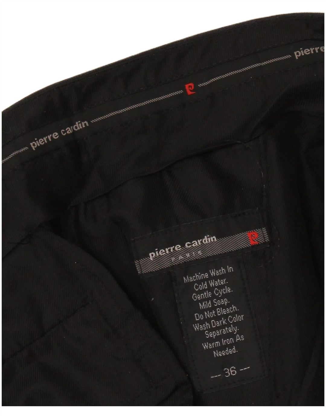 PIERRE CARDIN Ανδρικό παντελόνι Chino με καρφίτσες W36 L26 Γκρι
