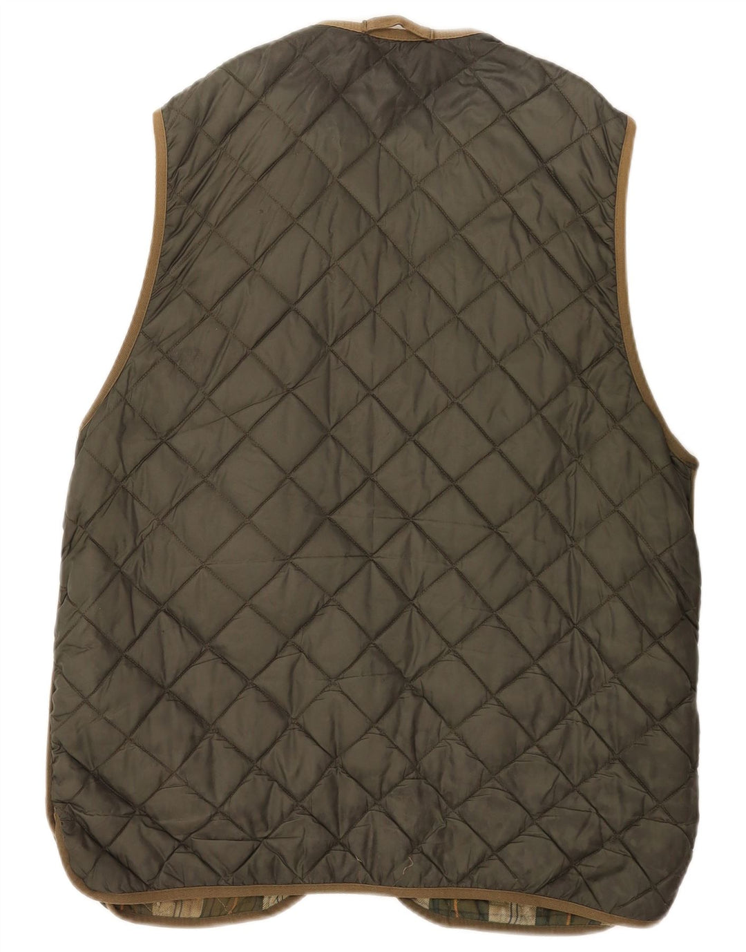 Barbour Mens Quilted Gilet UK 44 Large Khaki