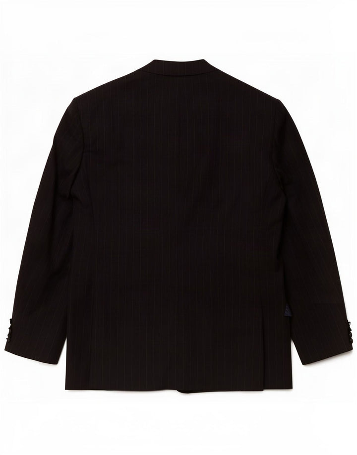 Marks & Spencer Ανδρικό μπλέιζερ με 2 κουμπιά μπουφάν UK 48 2XL Navy Blue ριγέ