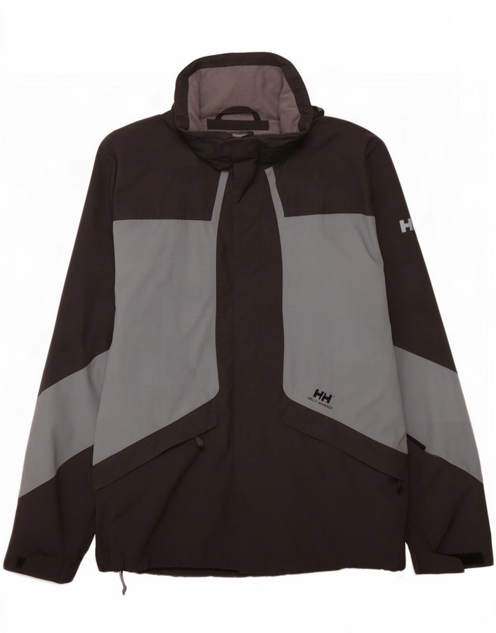 Helly Hansen Ανδρικό μπουφάν βροχής UK 38 Medium Black Colorblock Nylon
