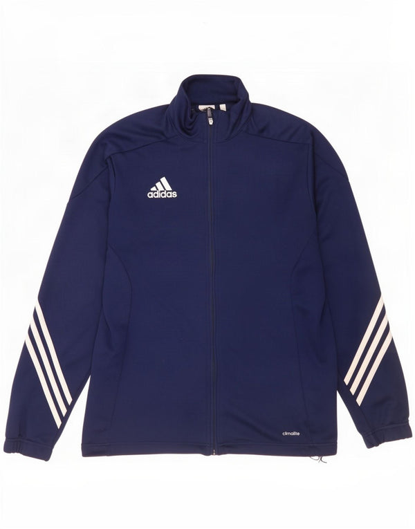 Ανδρική φόρμα Adidas Climalite Top Jacket Medium Navy Blue Polyester