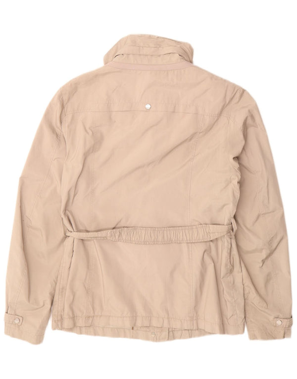 Geox Womens Respira Utility Jacket UK 14 Large Beige Polyester
