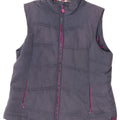 Weird Fish Womens Padded Gilet UK 14 Large Navy Blue Polyester