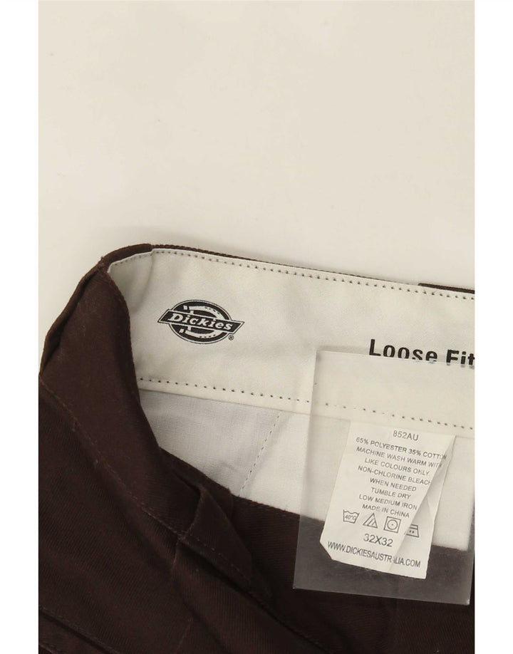 Dickies Ανδρικό Παντελόνι Cargo Loose Fit W32 L32 Καφέ Πολυεστέρας