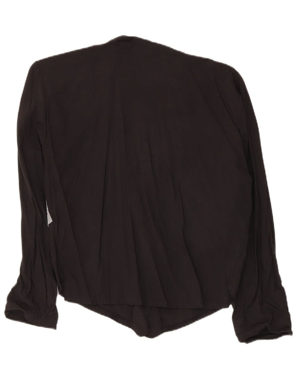 Zoe Γυναικείο πουκάμισο Μπλούζα IT 44 Medium Black Check Viscose