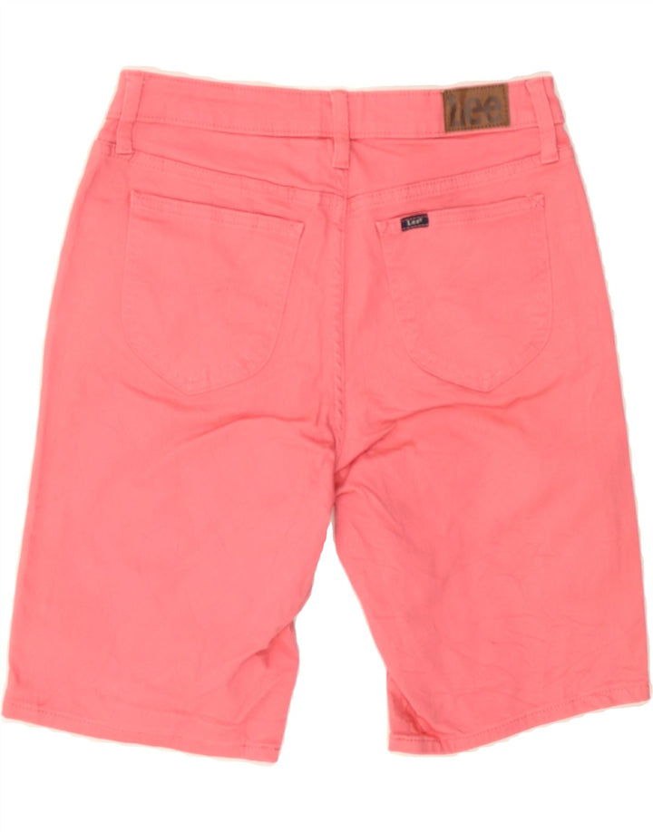 LEE Womens Denim Shorts US 8 Medium W30 Pink Cotton Vintage Lee and Second-Hand Lee from Messina Hembry 