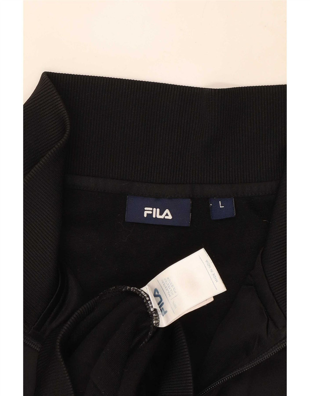Ανδρική αθλητική φόρμα Fila Top Jacket Μεγάλο Μαύρο Χρώμα Πολυεστέρας