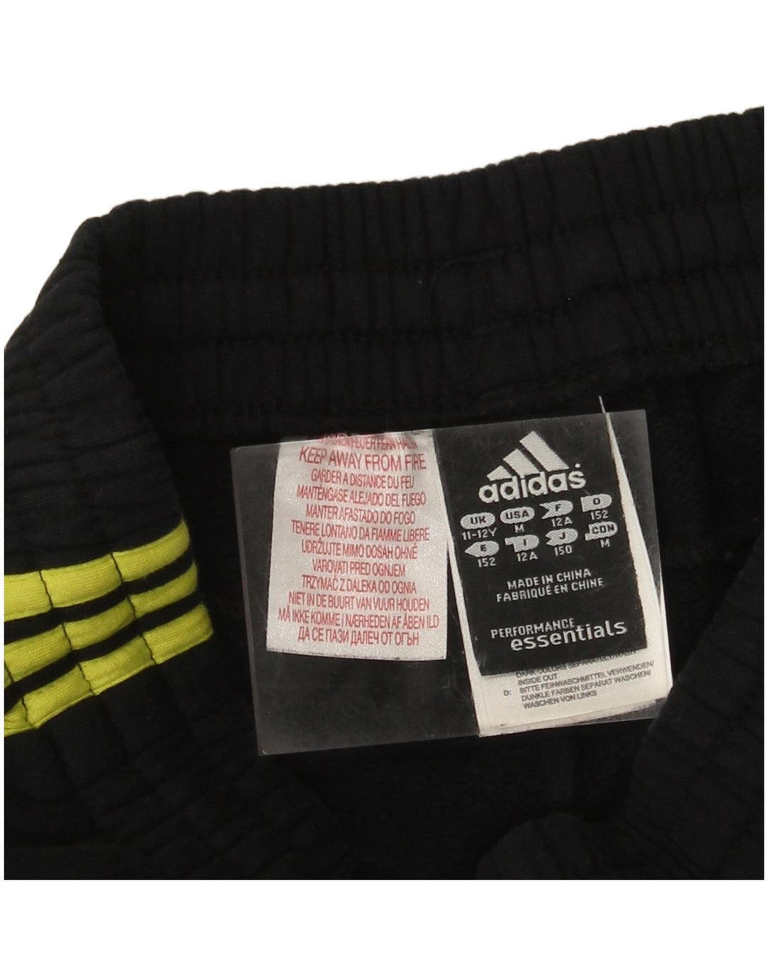 ADIDAS για αγόρια αθλητικά παντελόνια Joggers 11-12 ετών μαύρο βαμβακερό