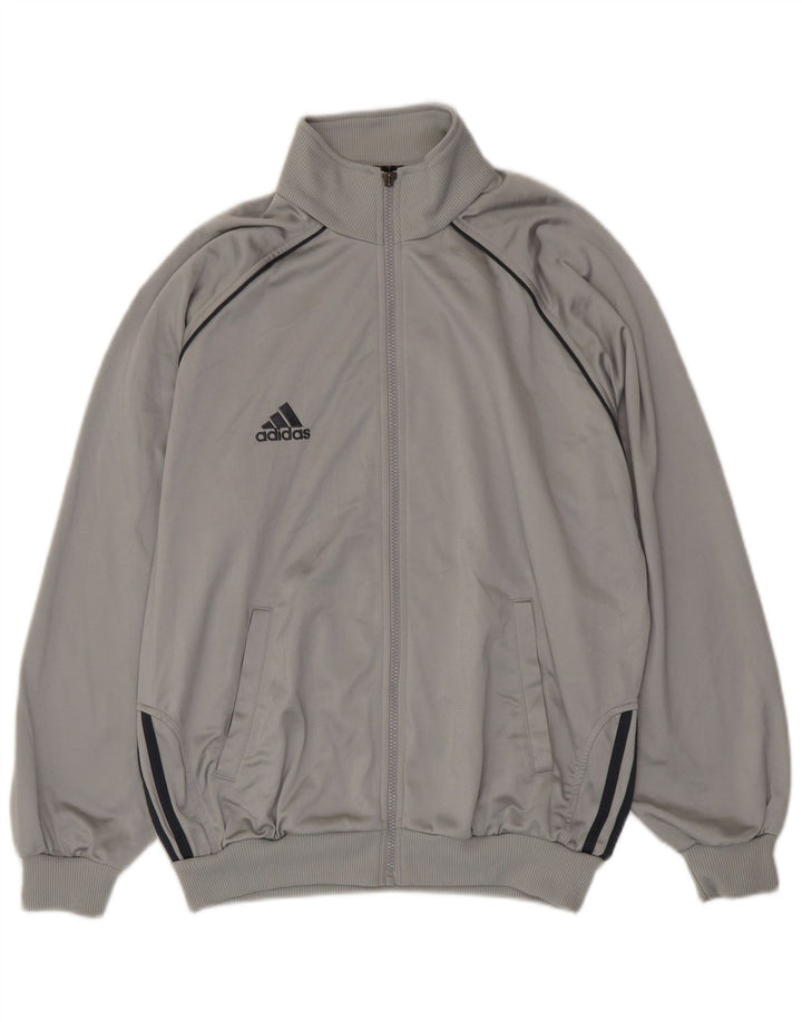 Ανδρική φόρμα Adidas Loose Fit Top Jacket UK 40/42 Medium Grey Polyester
