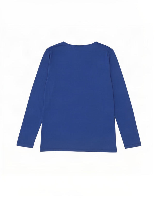 Marks & Spencer Γυναικείο Αυτόγραφο Υπερμεγέθη Τοπ UK 20 2XL Μπλε βισκόζη