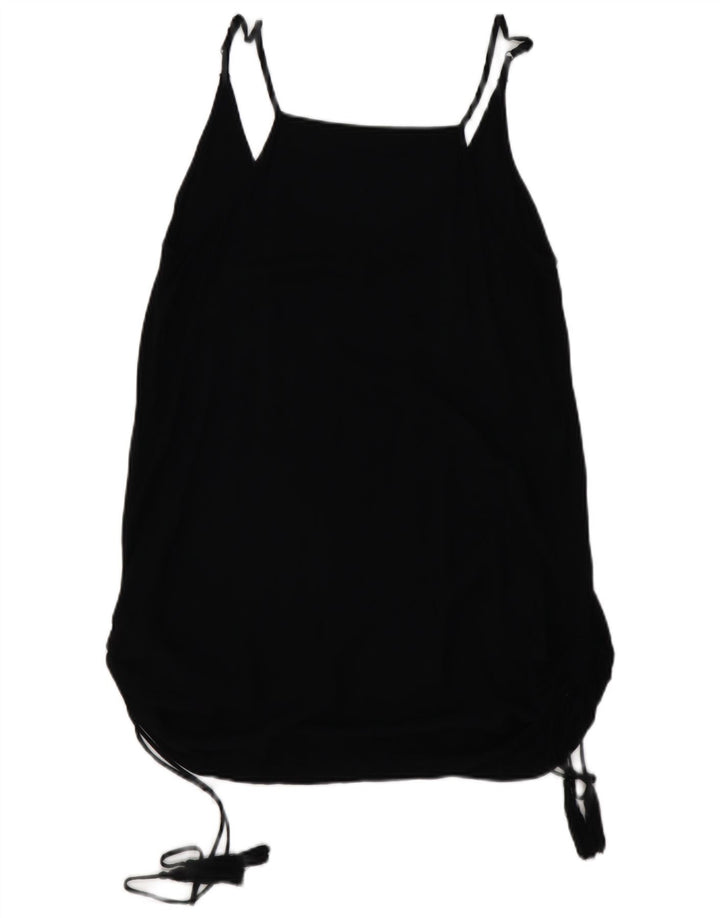 HARLEY Womens Cami Top 10 Small Black Rayon