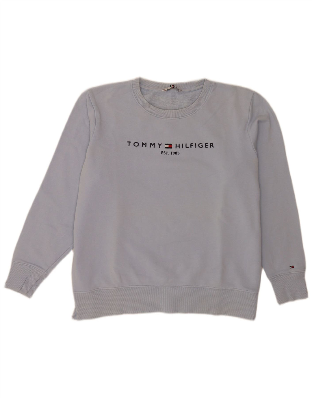 Γυναικεία φούτερ Tommy Hilfiger Graphic Jumper UK 14 Large Blue