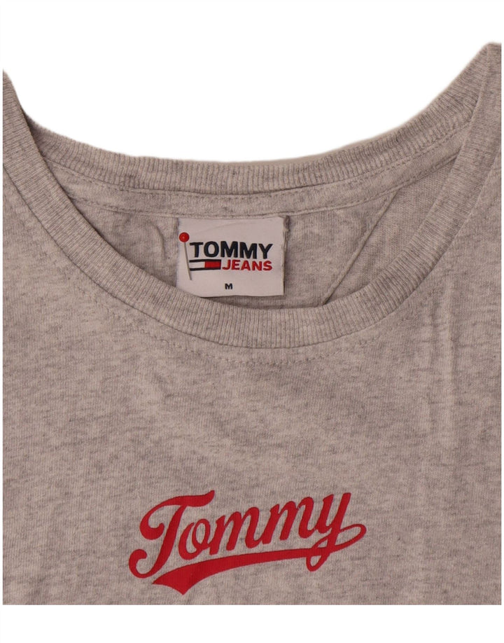Ανδρικό γραφικό T-Shirt Tommy Hilfiger Top Μεσαίο γκρι βαμβακερό