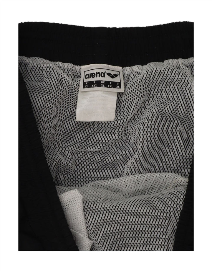 ARENA Mens Swimming Shorts XL Black Colourblock Polyester Vintage Arena and Second-Hand Arena from Messina Hembry 