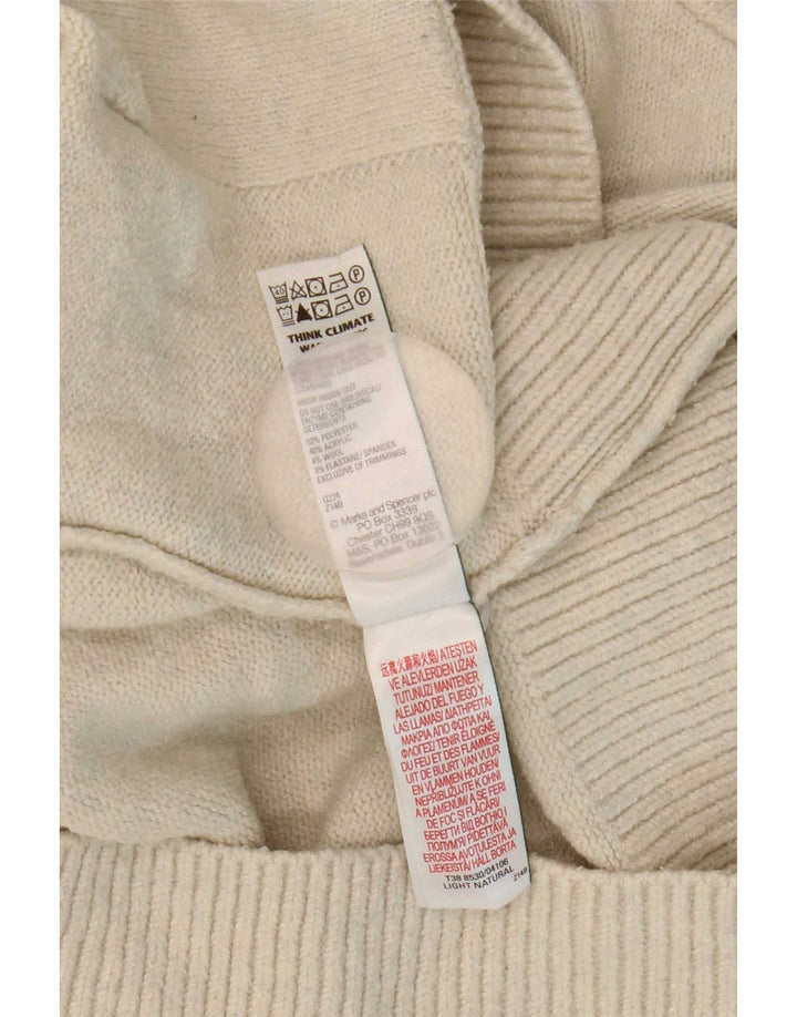 Marks & Spencer Γυναικεία ζακέτα υπερμεγέθη UK 14 Medium Beige