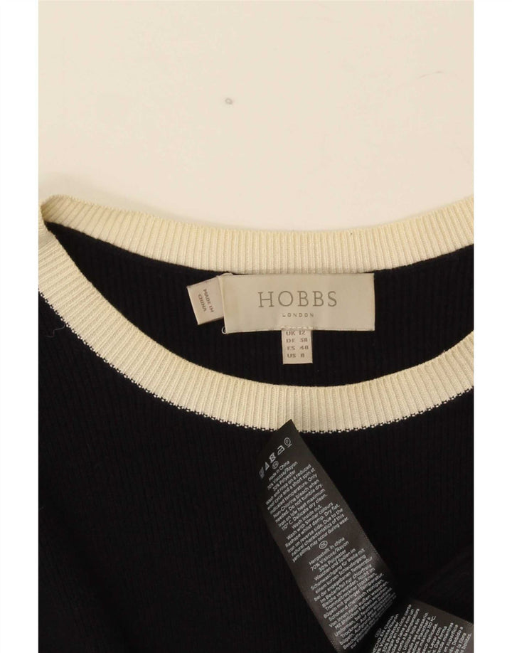Hobbs γυναικείο φόρεμα άλτης UK 12 Medium Navy Blue Rayon