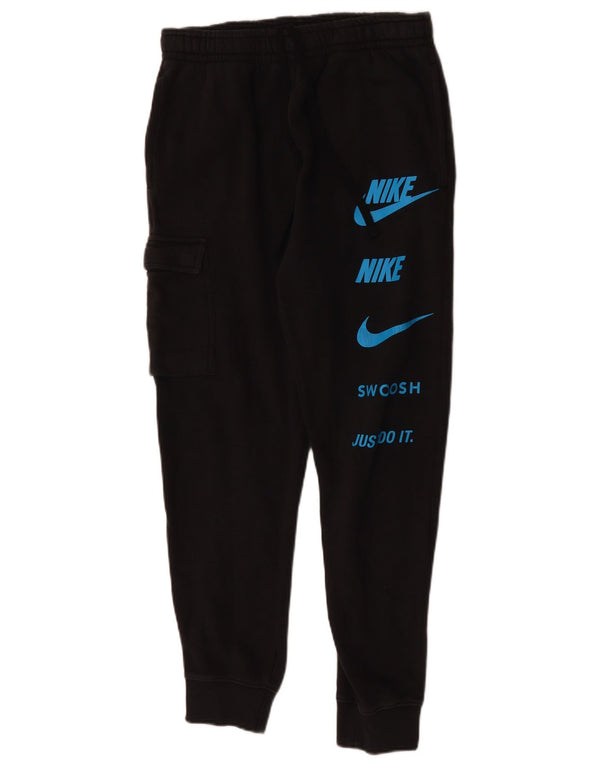 Ανδρικές φόρμες NIKE Graphic Cargo Παντελόνια Joggers Μεσαίο μαύρο βαμβακερό