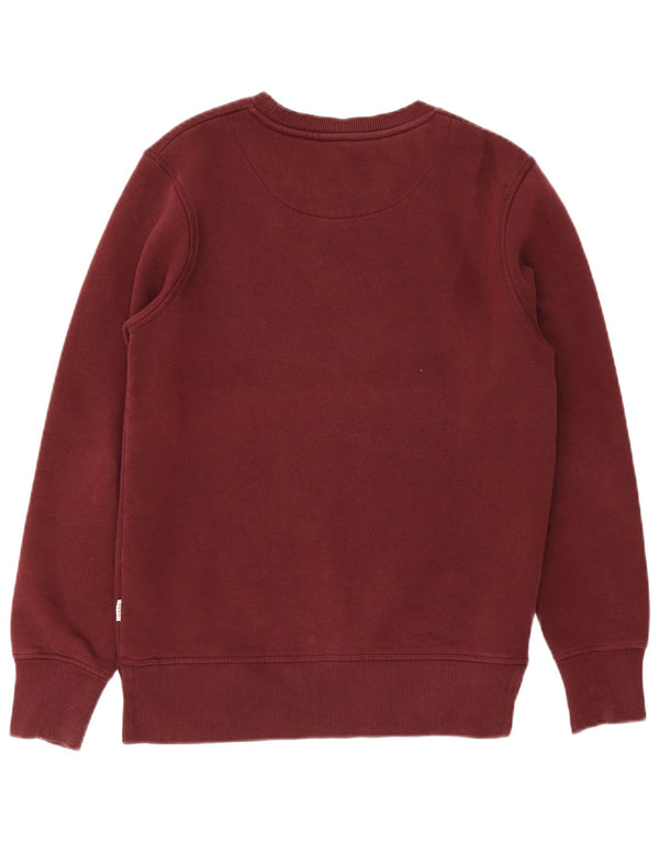 Jack & Jones Ανδρικό γραφικό φούτερ Jumper Μικρό Βουργουνδί βαμβακερό
