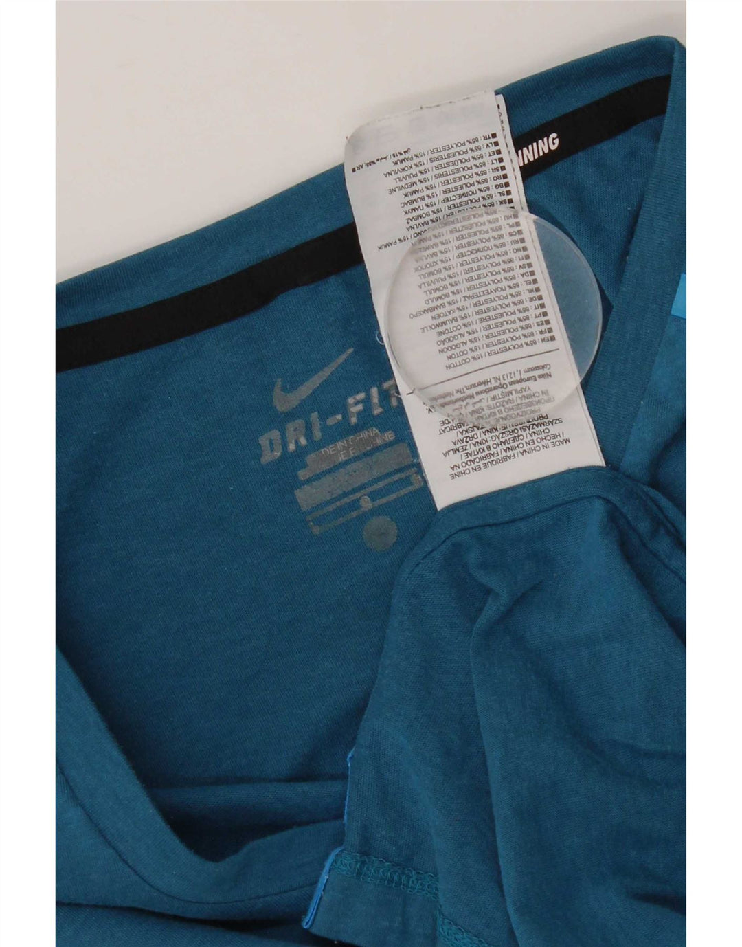 Ανδρικό μπλουζάκι Nike Dri Fit Top Large Blue Polyester