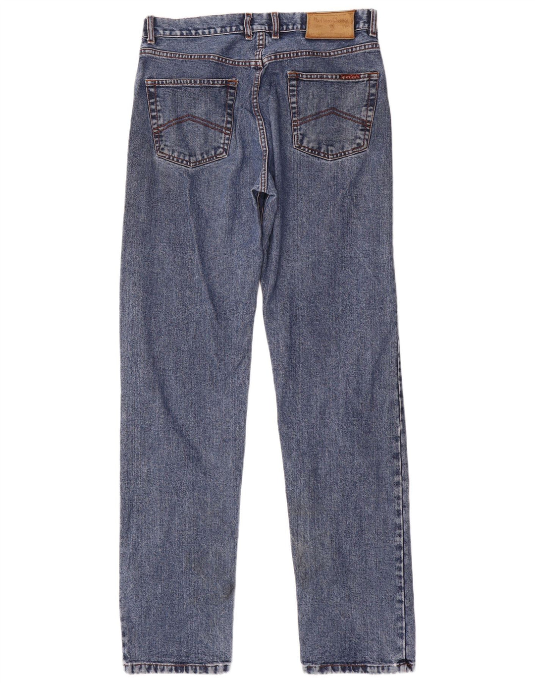 MARLBORO CLASSICS Ανδρικό τζιν ίσιο W33 L34 Μπλε βαμβακερό