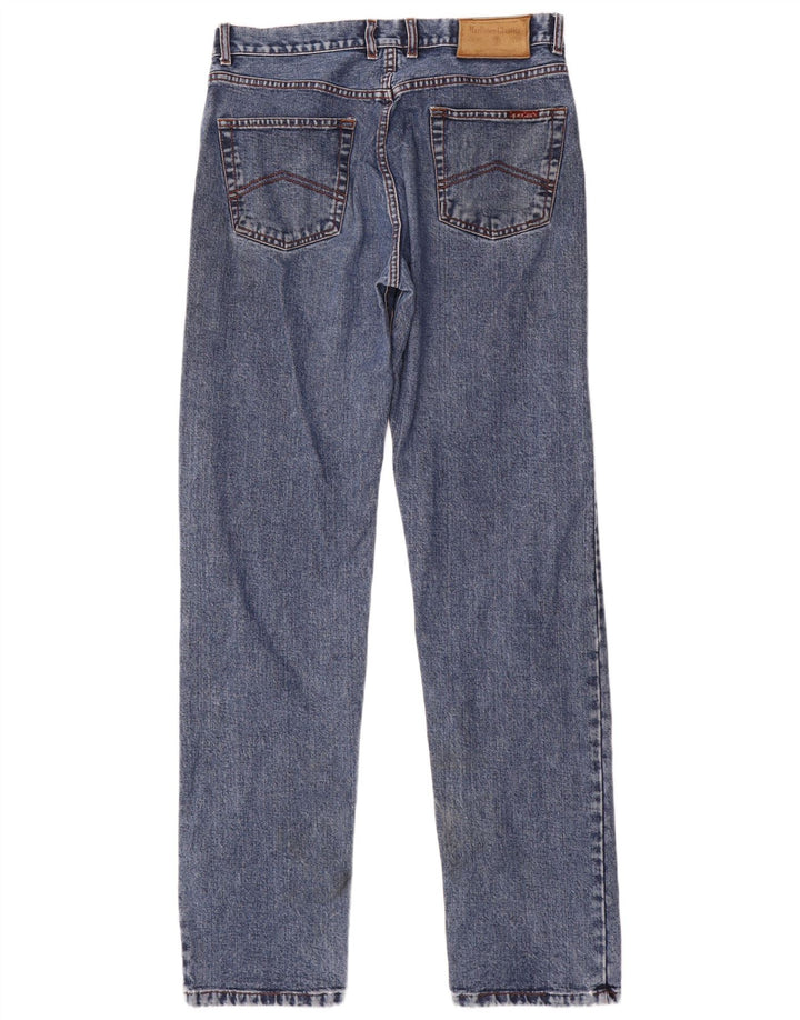 MARLBORO CLASSICS Ανδρικό τζιν ίσιο W33 L34 Μπλε βαμβακερό