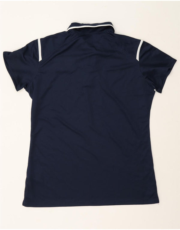 Γυναικείο γραφικό μπλουζάκι πόλο Nike Dri Fit UK 16 Μεγάλο μπλε ναυτικό χρώμα