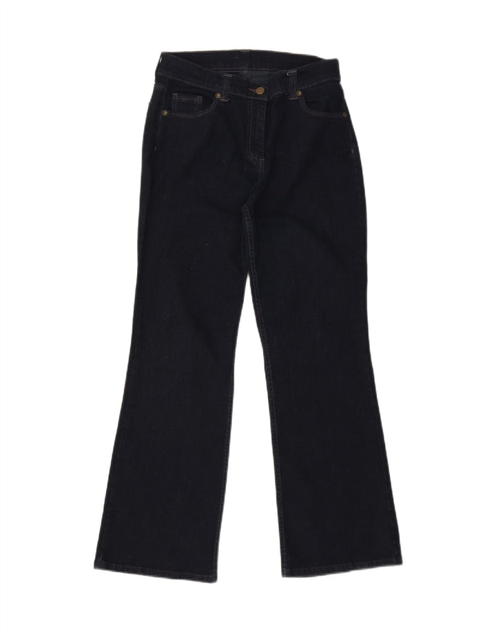 Marks & Spencer Γυναικεία Short Bootcut Jeans UK 10 Small W27 L28 Navy Blue