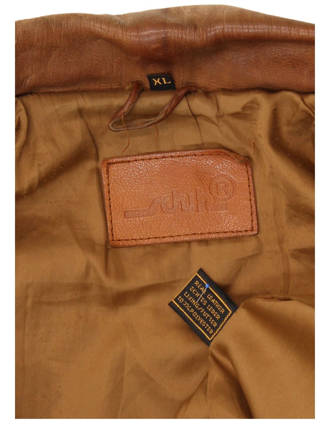 Schuh Ανδρικό Δερμάτινο Μπουφάν UK 42 XL Καφέ Δερμάτινο