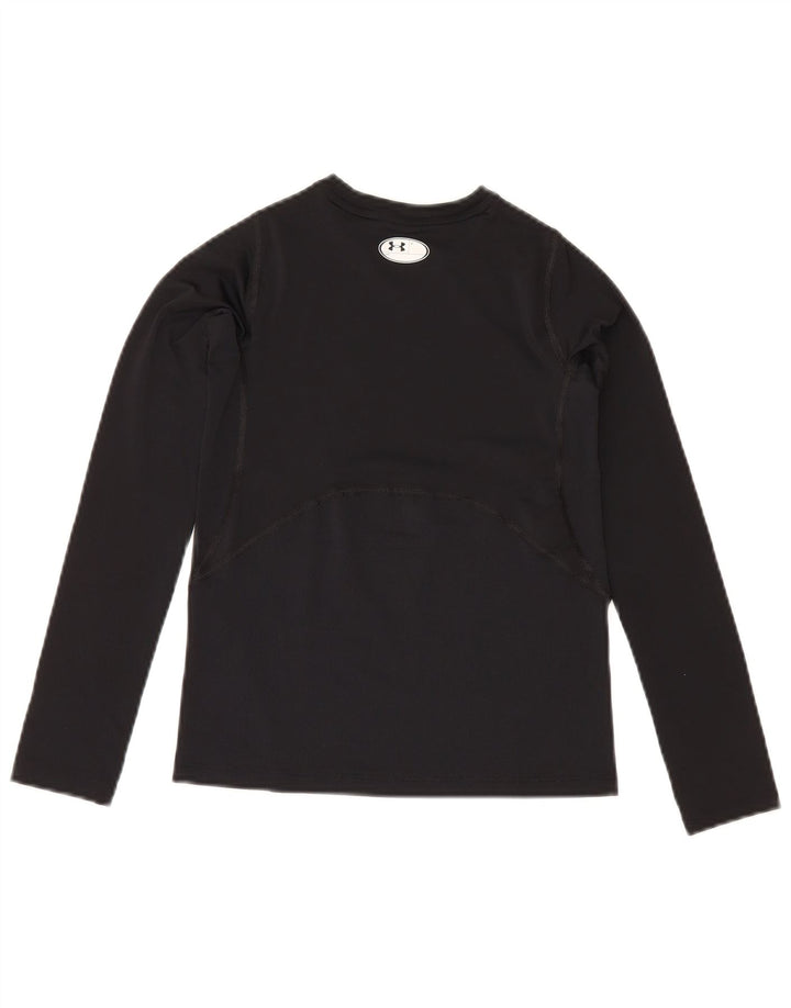 Under Armour Boys Heat Gear Top Μακρύ μανίκι 9-10 ετών Μεσαίο Μαύρο