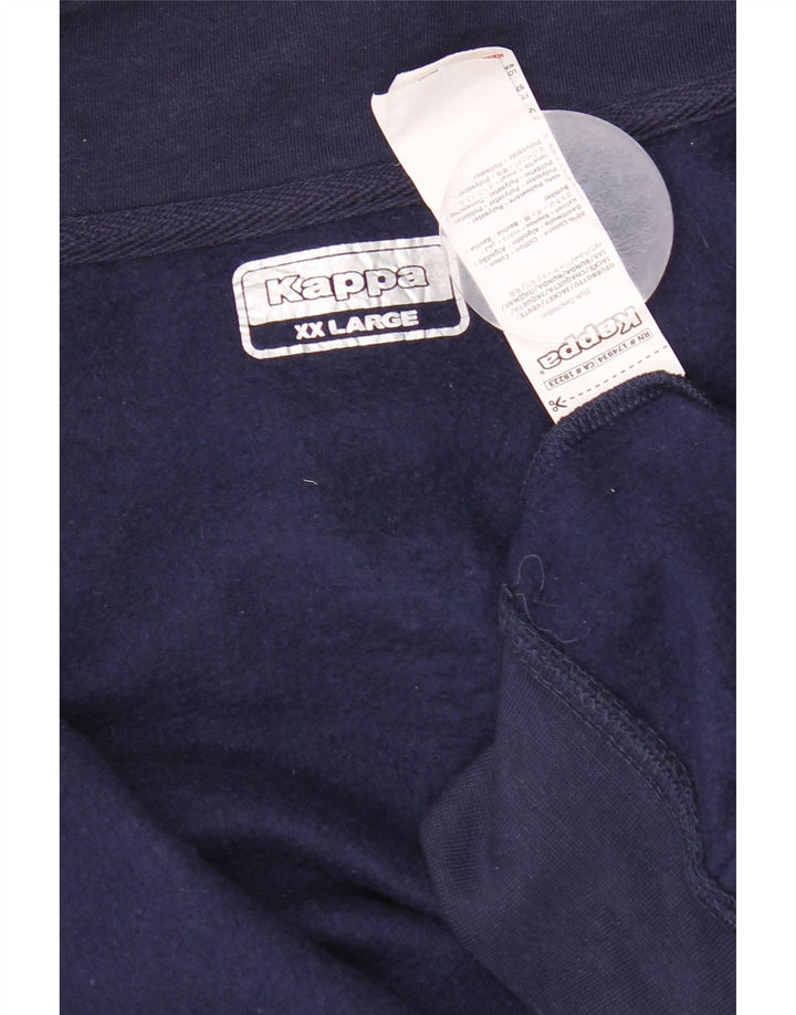 Ανδρική φόρμα Kappa Top Jacket 2XL Navy Blue Cotton