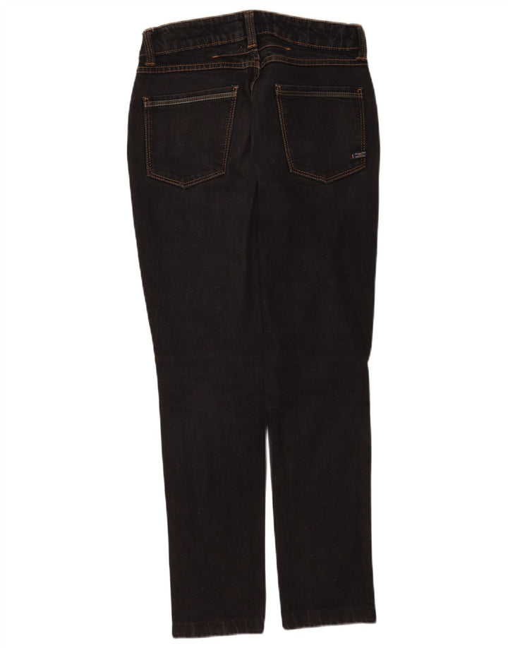 Massimo Dutti Γυναικείο Slim Jeans W27 L28 Μαύρο βαμβακερό