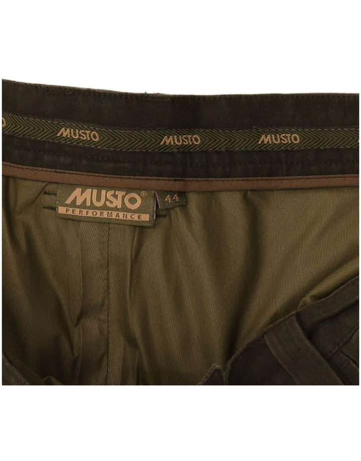 MUSTO Ανδρικό Σορτς Βερμούδα W44 2XL Χακί