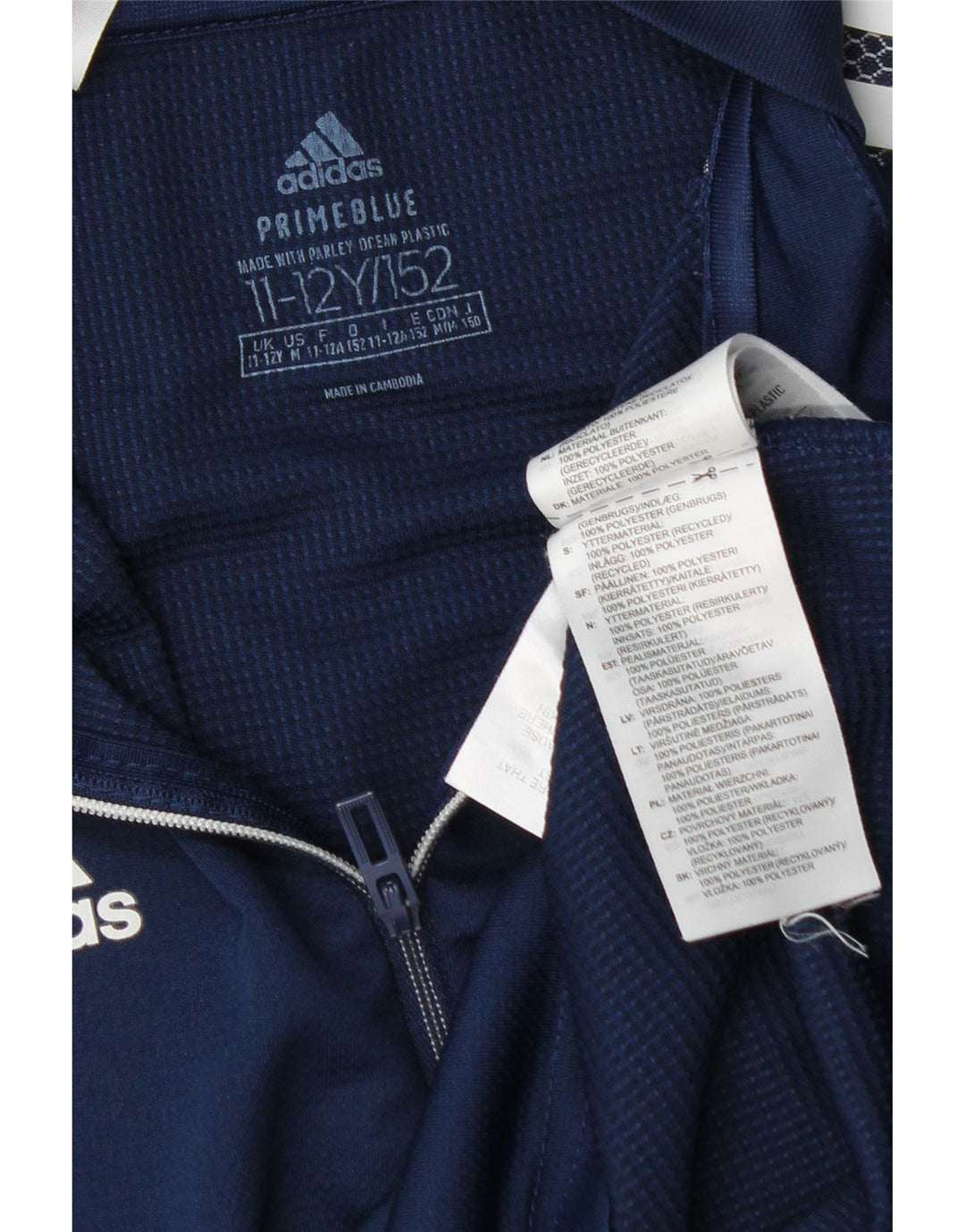 Adidas Boys Graphic Top Μακρυμάνικο 11-12 ετών Navy Blue