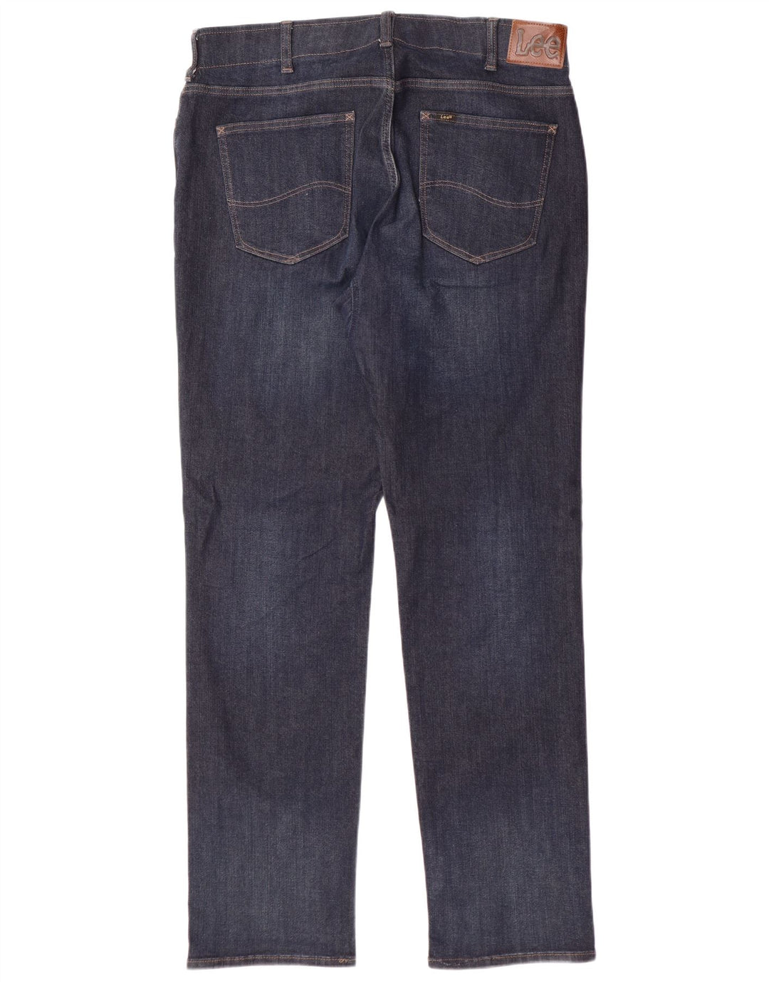 Lee Mens Extreme Motion Tapered Straight Jeans W36 L34 Navy Blue Cotton