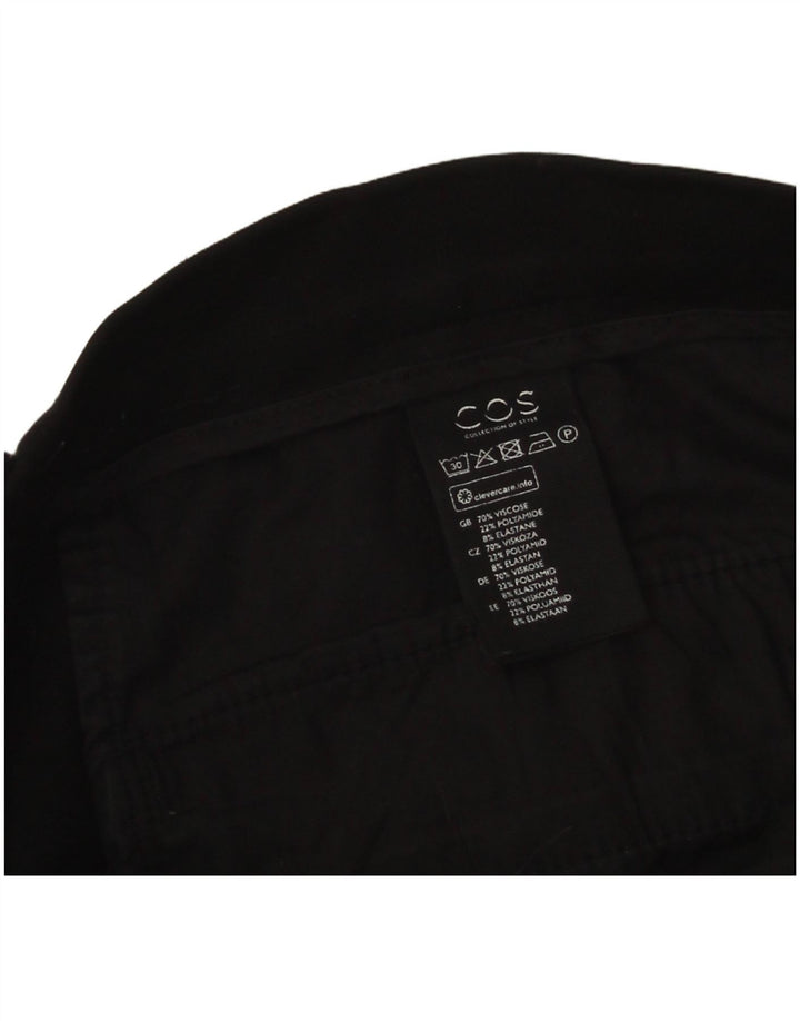 Ανδρικό παντελόνι Chino Cos Slim W34 L29 Μαύρο βισκόζη