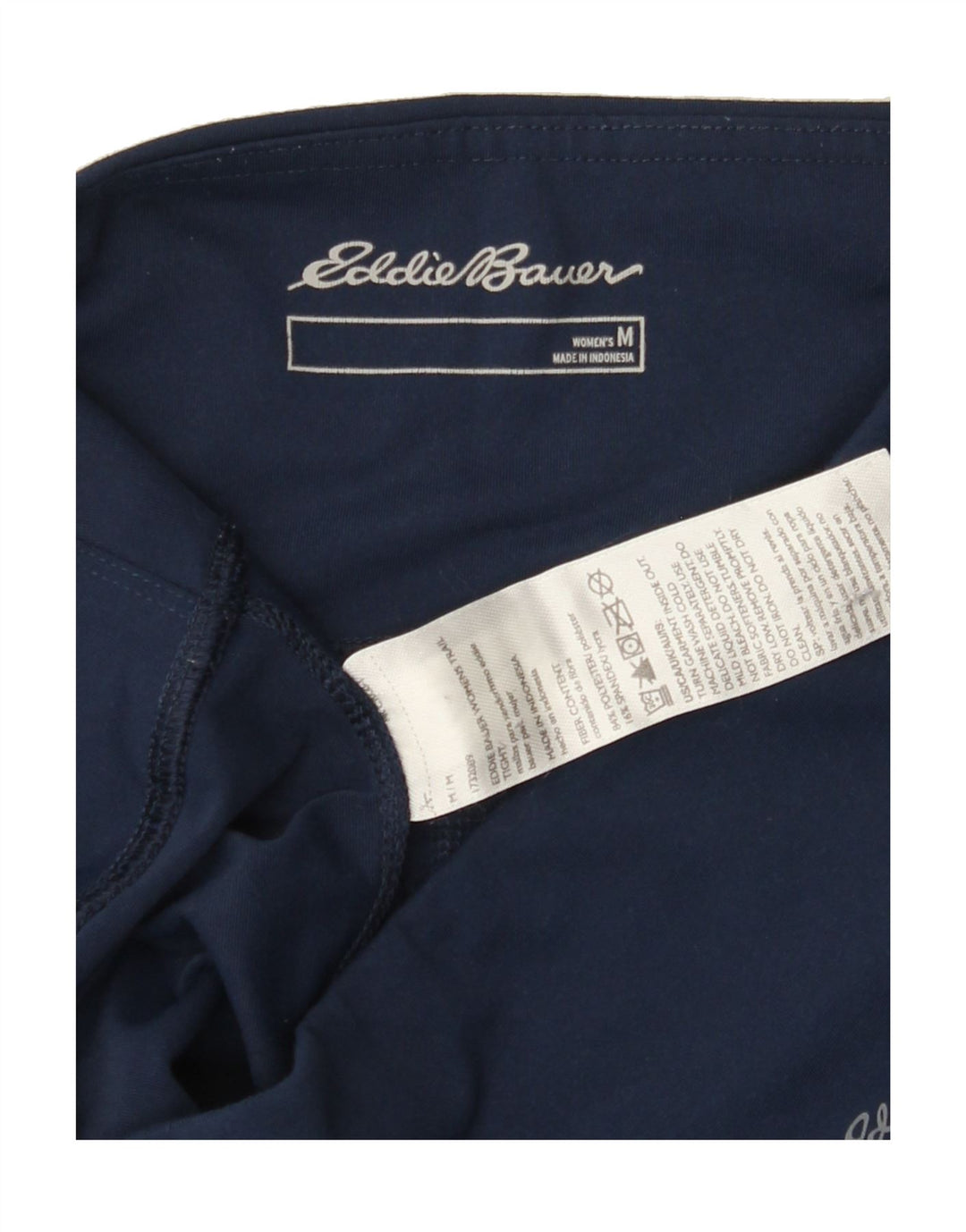 EDDIE BAUER Womens Leggings UK 14 Medium  Blue Polyester Vintage Eddie Bauer and Second-Hand Eddie Bauer from Messina Hembry 