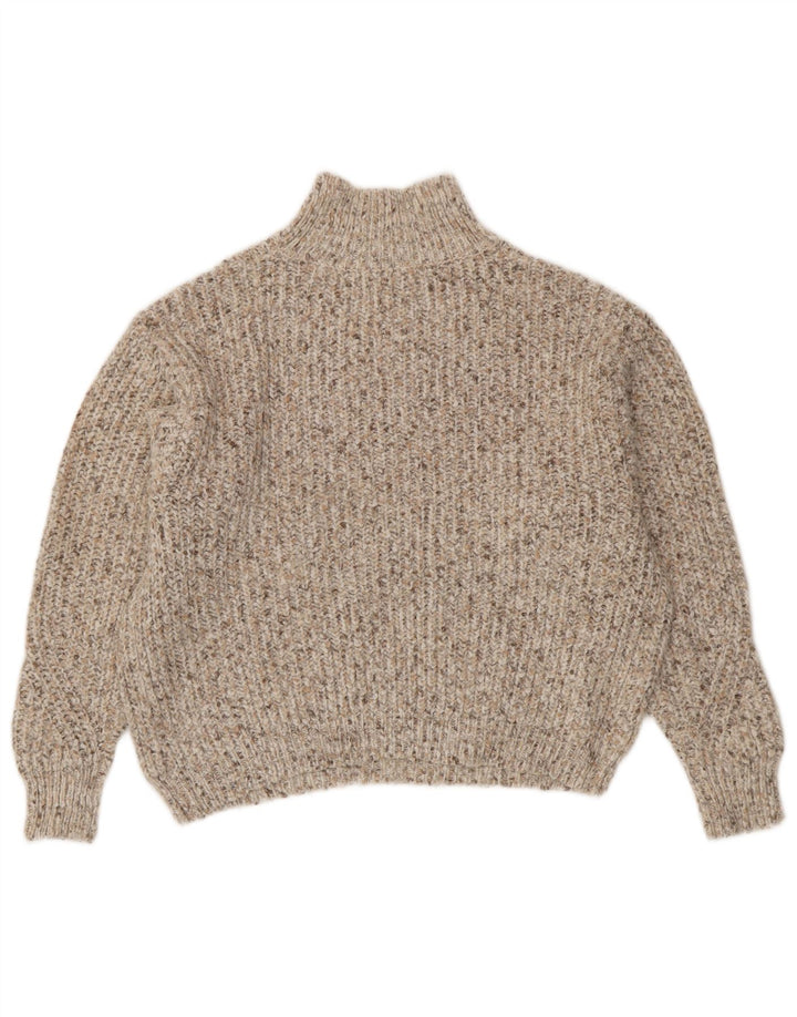 Marks & Spencer Γυναικείο πουλόβερ με λαιμό χελώνα UK 14 Medium Beige