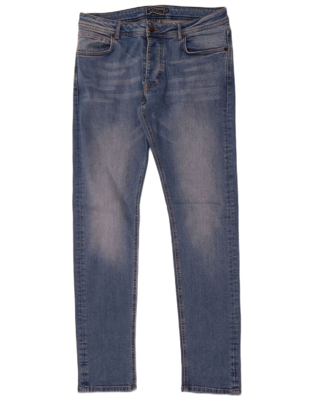 Ανδρικό Skinny Jeans Gutterridge IT 50 Large W32 L34 Μπλε βαμβακερό