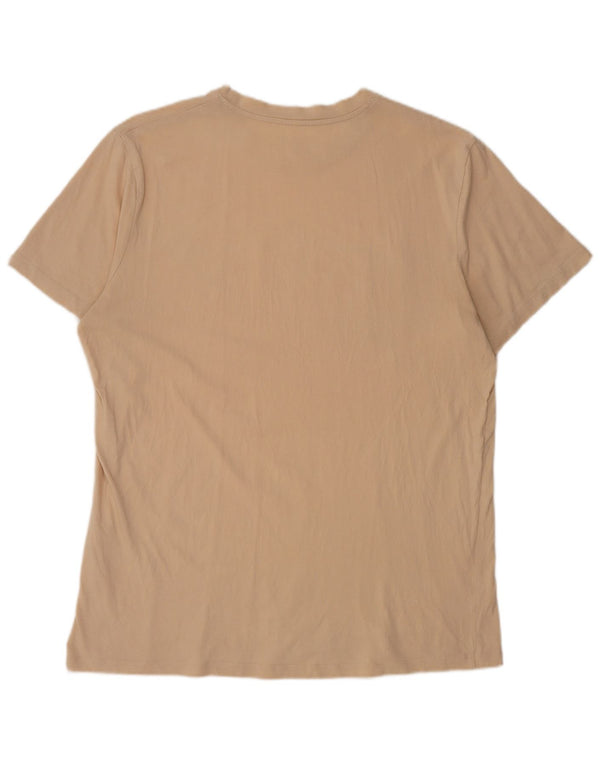 JACK & JONES Ανδρικό γραφικό T-Shirt Top XL Beige βαμβακερό
