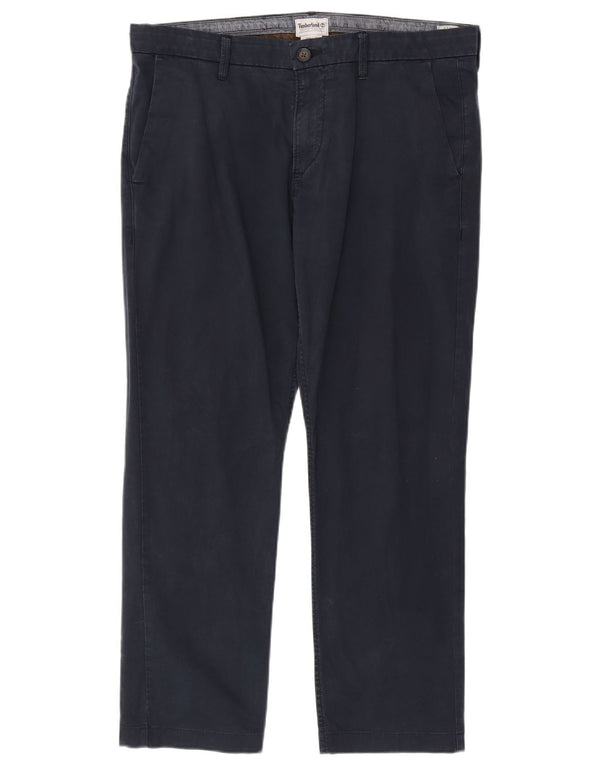 Ανδρικό ίσιο παντελόνι Chino Timberland W36 L28 Navy Blue Cotton