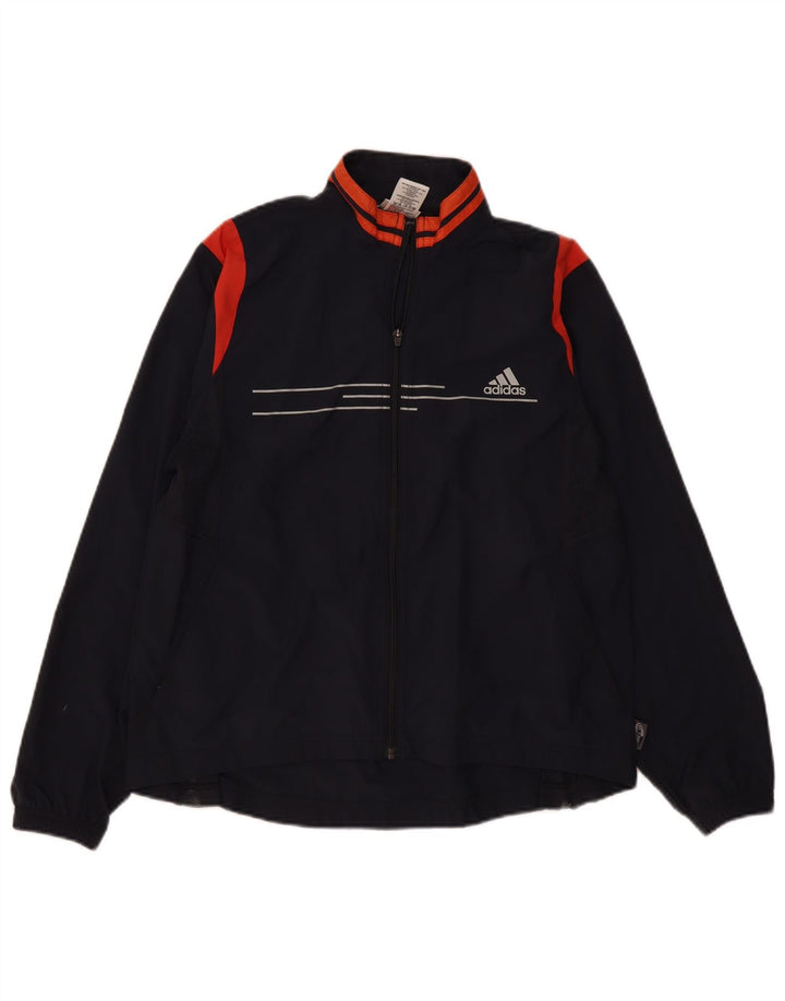 Adidas Γυναικεία φόρμα Climashell Top Jacket UK 16 Large Navy Blue