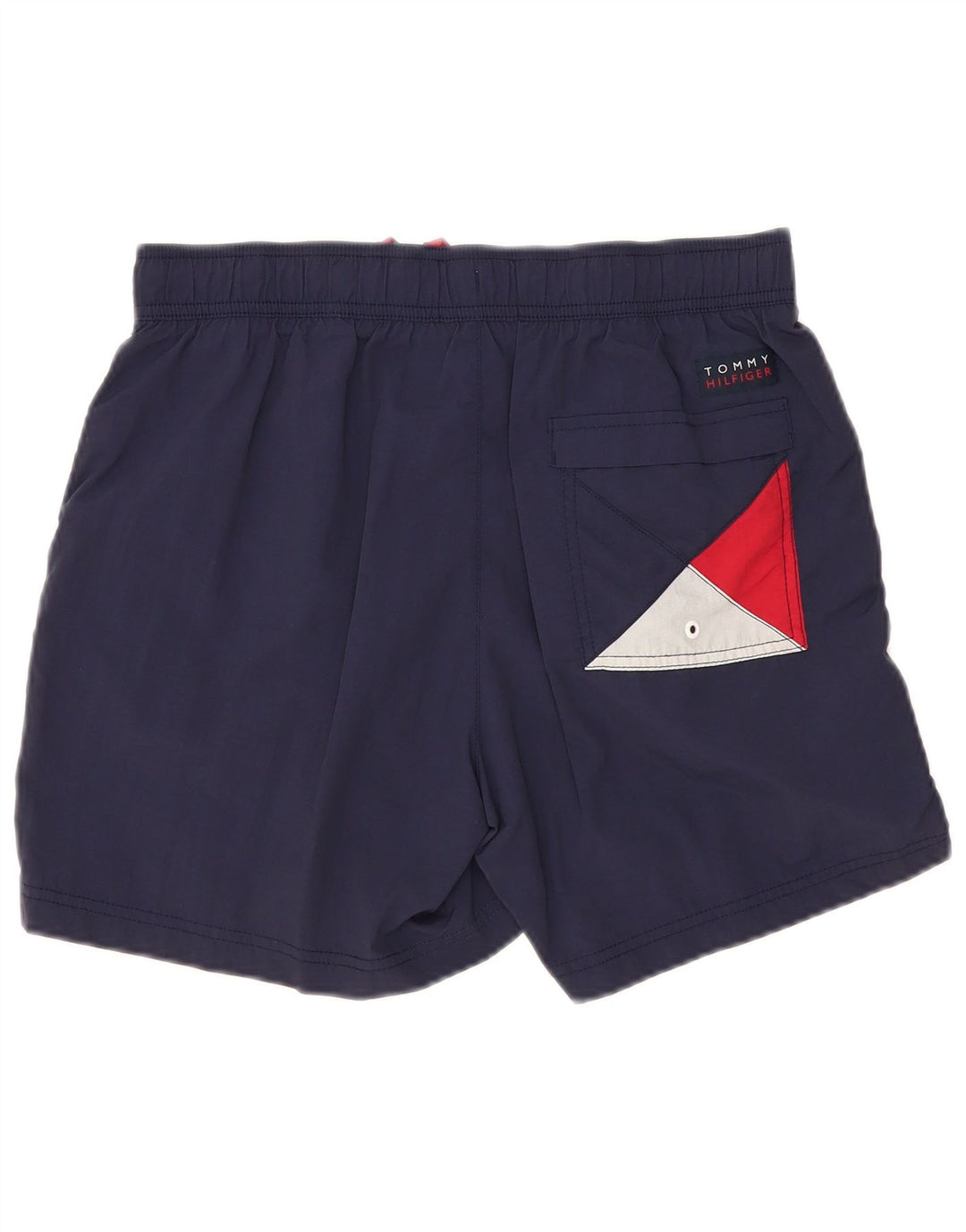 Γραφικό ανδρικό σορτς κολύμβησης Tommy Hilfiger Μεγάλο Navy Blue Polyester