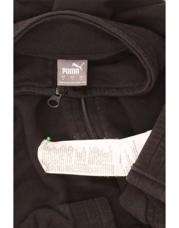 Γυναικεία φόρμα Puma Crop Oversized Top Jacket UK 10 Small Black Cotton