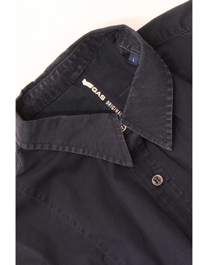 Ανδρικό πουκάμισο Gas μεγάλο Navy Blue